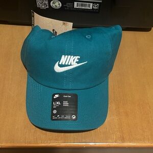 Nike Turquoise Cap with White Logo